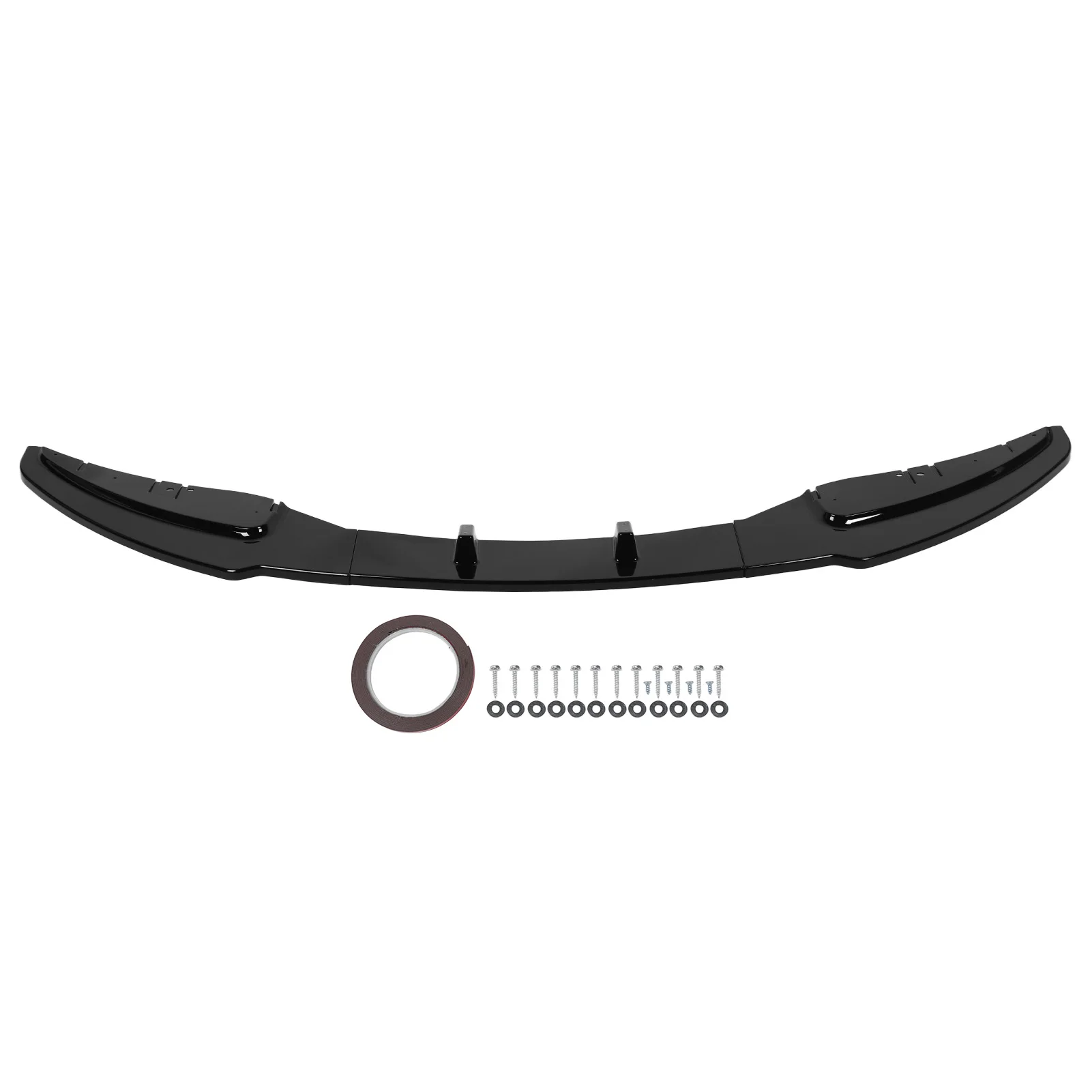 3 PCS/Set Car Front Bumper Lip Splitter Spoiler for BMW 1 Series E81 E82 E87 E88 LCI Standard Edition 2008 to 2011 view 2