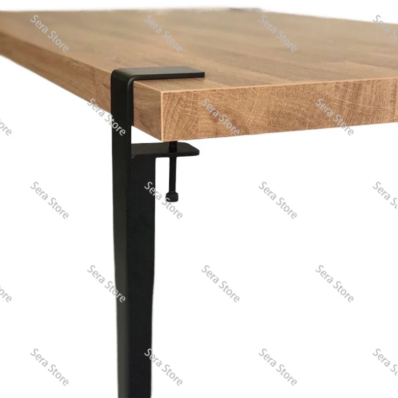 Table feet f clip table legs, table foot bracket with pulley
