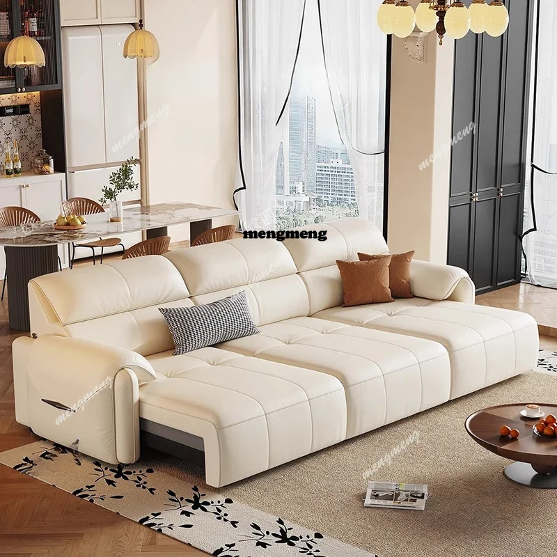 

Italian Classic Sofas Living Room Multifunction Convertible Lazy Sofa Relax Armchairs Elegant Koltuk Takımı Mobilya Furniture