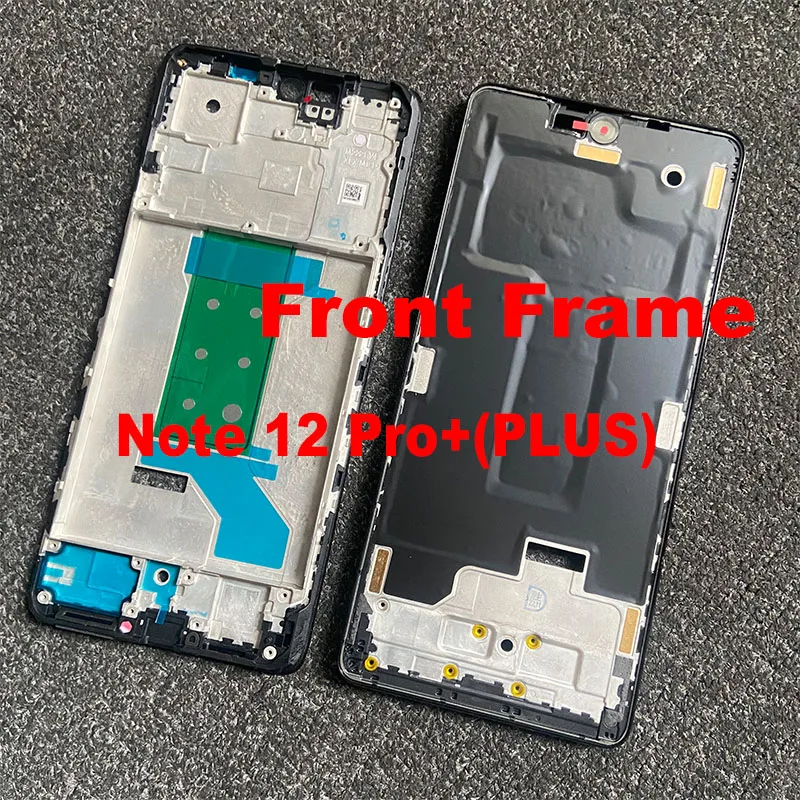 For Xiaomi Redmi Note 12 PRO + Plus 5G Middle Frame LCD Screen Front Frame Housing Bezel Chassis Plate Replacement