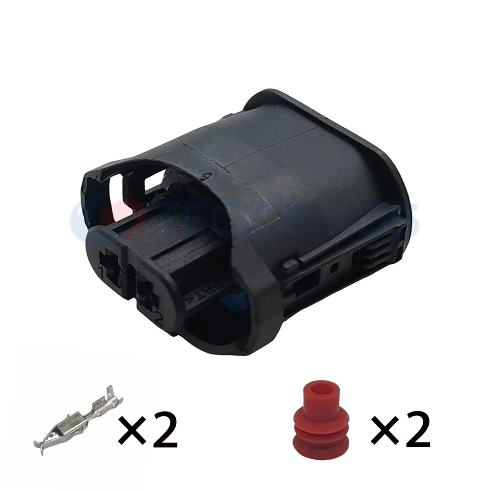 2 Pin 3.5 mm Female Automotive Waterproof Connector 1-1355664-2 Harness Connector H9 1-1355668-2 F18 Front Fog Lamp Plug For BMW
