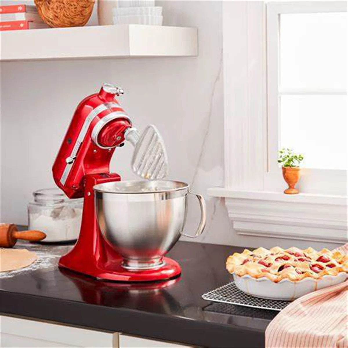 A86I-ビーター KitchenAid 4.5/5QT チルトヘッドスタンドミキサー用、ミキサーパドル 4.5/5 クォートチルトヘッドスタンドミキサー用、ミキサーアタッチメント