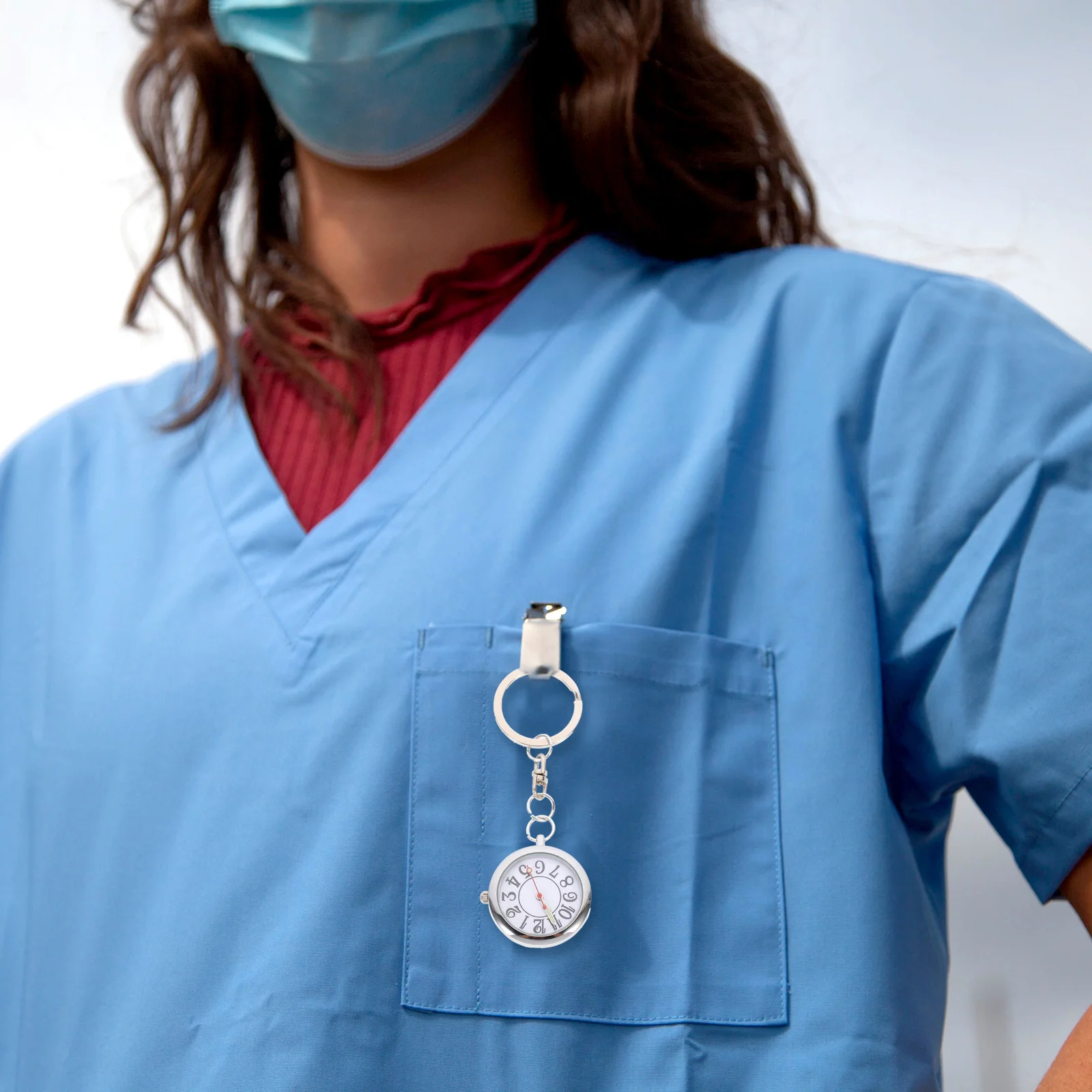 1Pcs Pocket Watch Big Number Alloy Watch Durable Nurse Elderly Children Kids School Gift Reliable Timepiece Children Gift