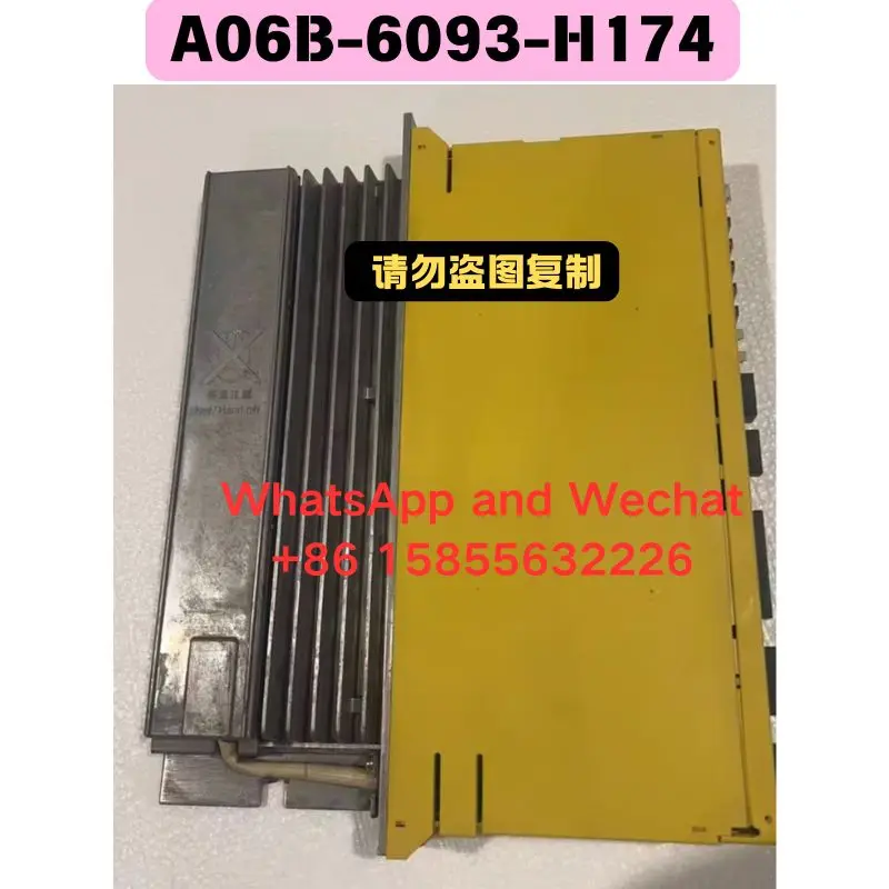Used OEM disassembled parts Driver A06B-6093-H174 Functional test OK Fast delivery