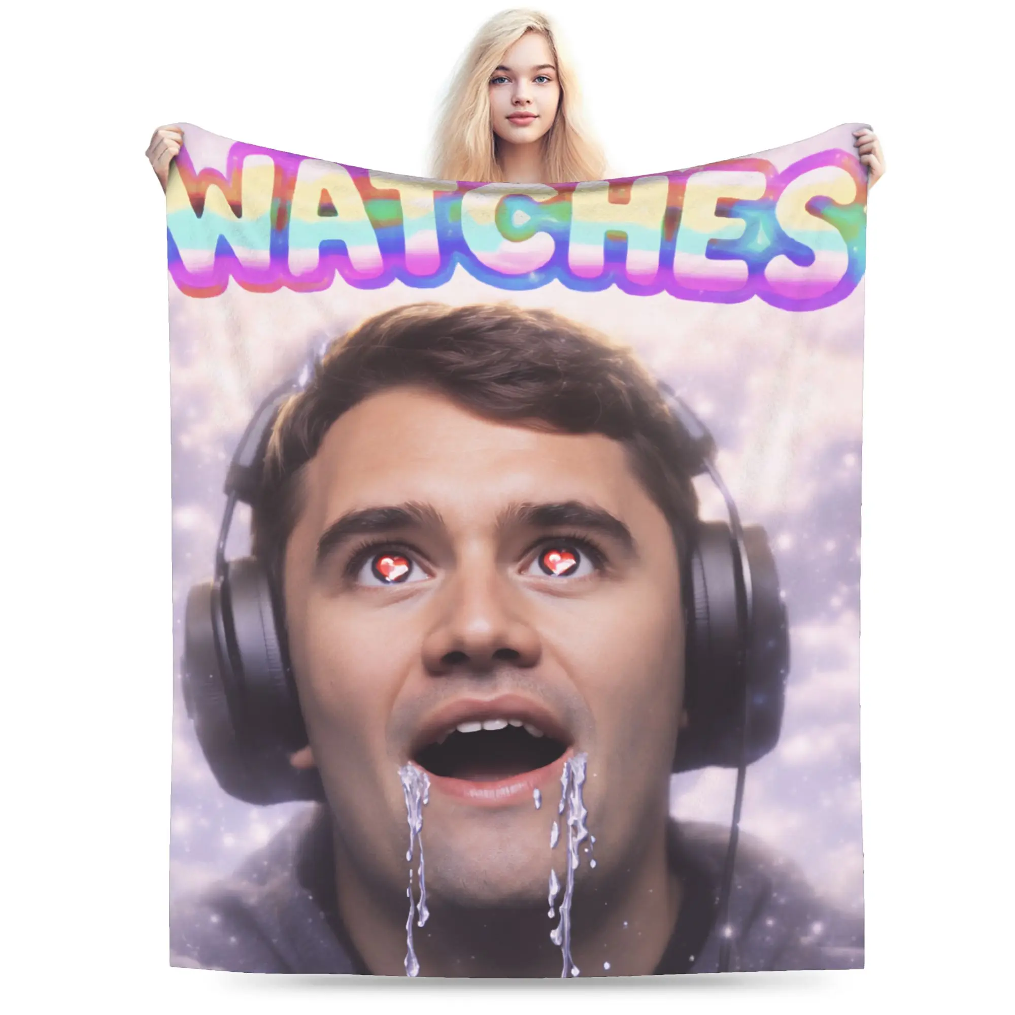 Charlie Kirk Watches Bedding Throws Soft Graphic Blanket  For Home Decor Picnic Flannel Bedspread Bed Cover