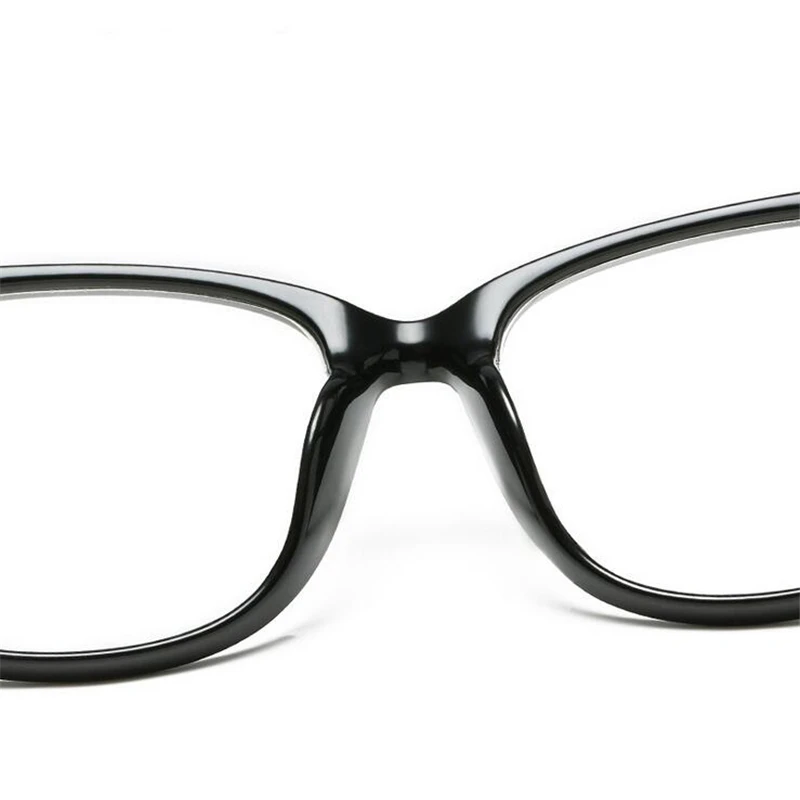 -0.5 -0.75 -1.0 To -4.0 Retro Rivet Square Myopia Glasses With Cylinder Fashion PC Frame Anti Blue Rays Prescription Eyeglasses