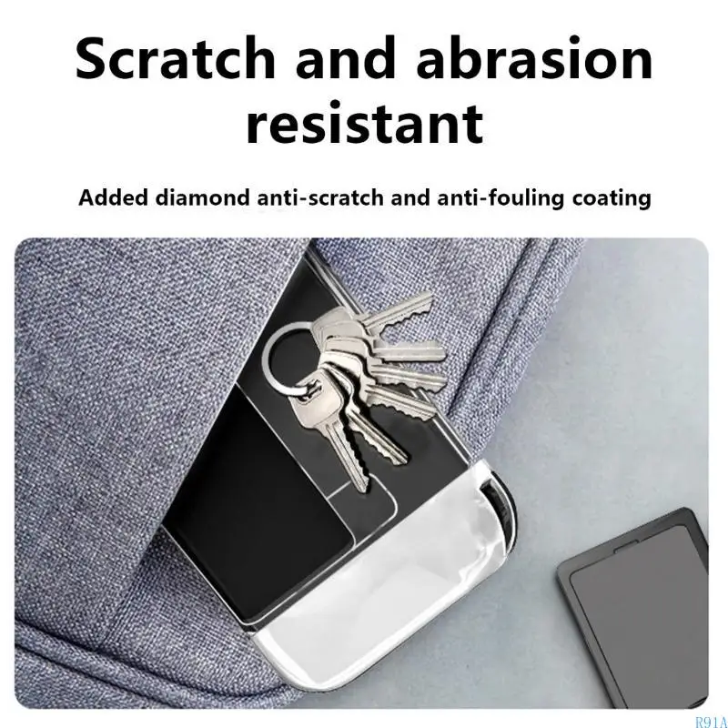 R91A حالة واضحة حالة الحماية البلاستيكية مقاومة الخدش الغطاء البلاستيكي واضحة التثبيتات سهلة وإزالة العلبة للحصول على وحدة