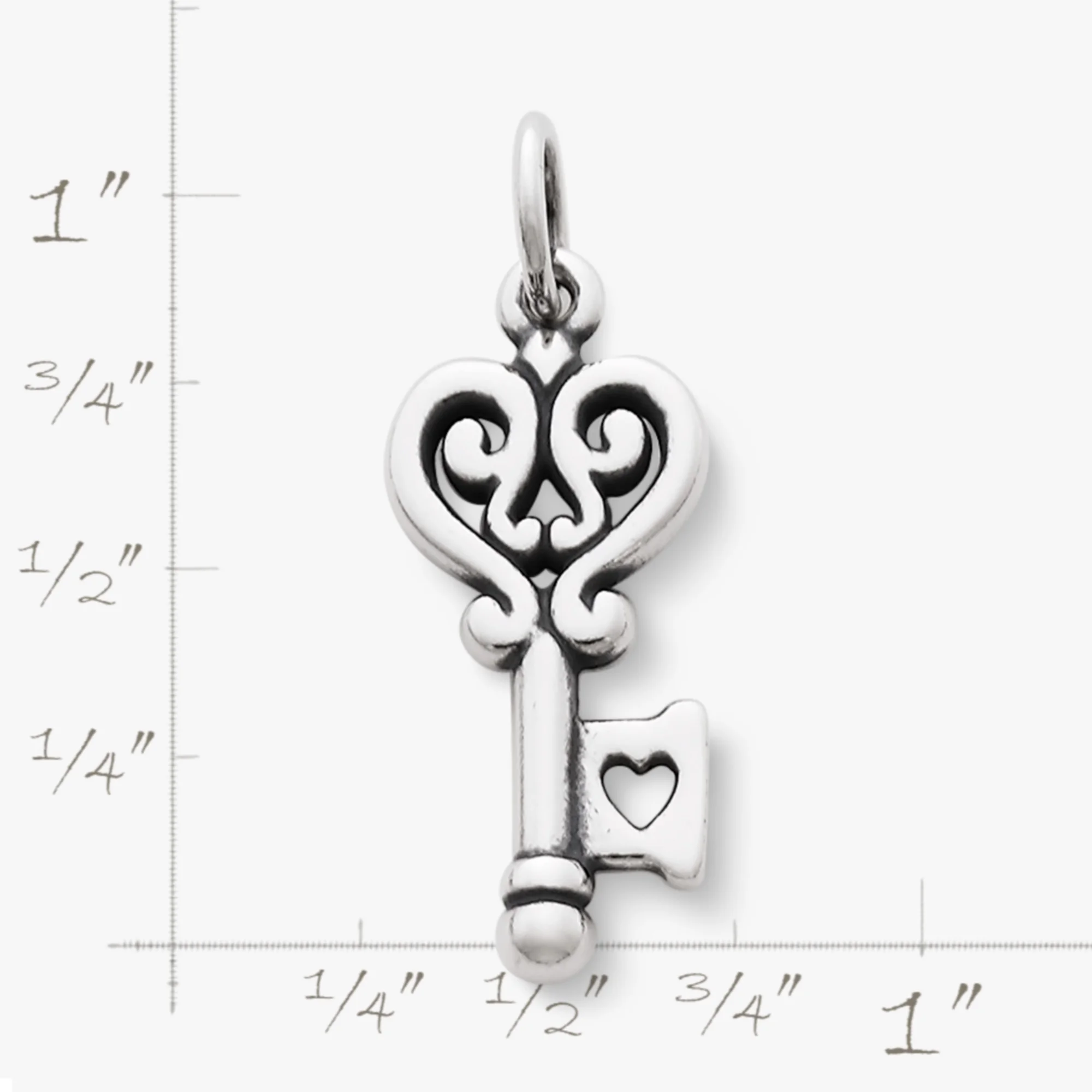 S925 sterling silver James Avery Key to My Heart Charm