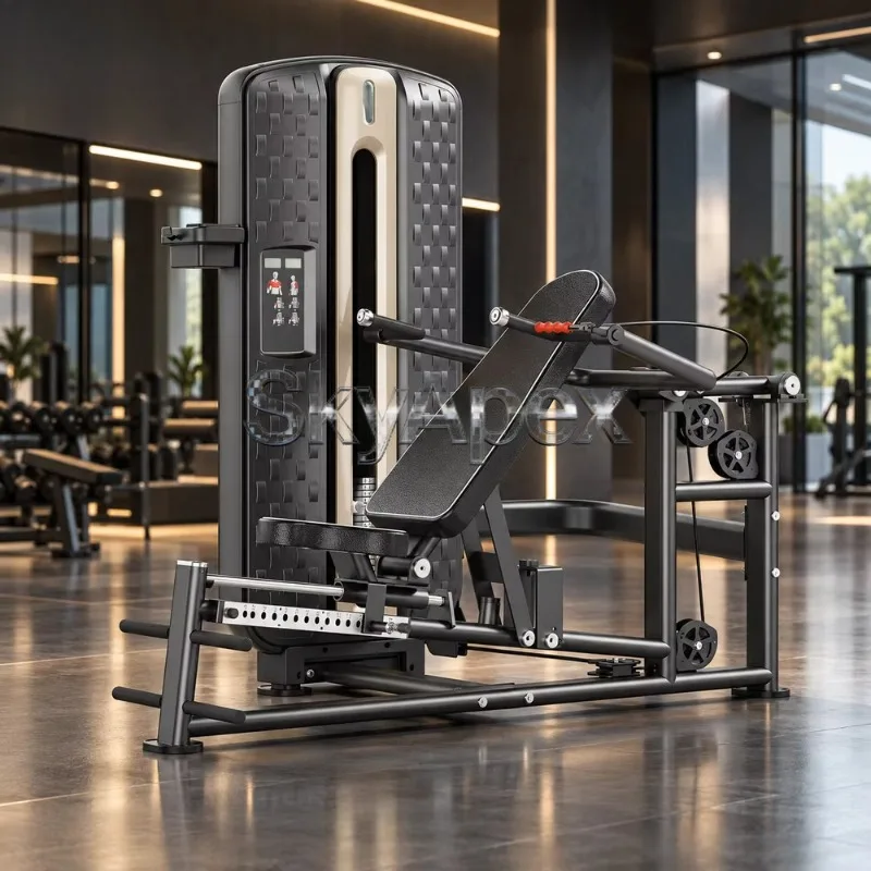 Pin Loaded Chest And Shoulder Press Machine With Incline Backrest And Dual Handles For Commercial Gym Workout Bodybuilding