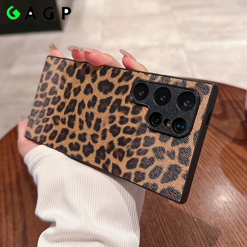 Leopard Crocodile Print S24 Ultra Case for Samsung Galaxy S24 S22 S23 S21 S20 Ultra Plus S20 FE Note 20 Ultra 10 Pro 9 Cover