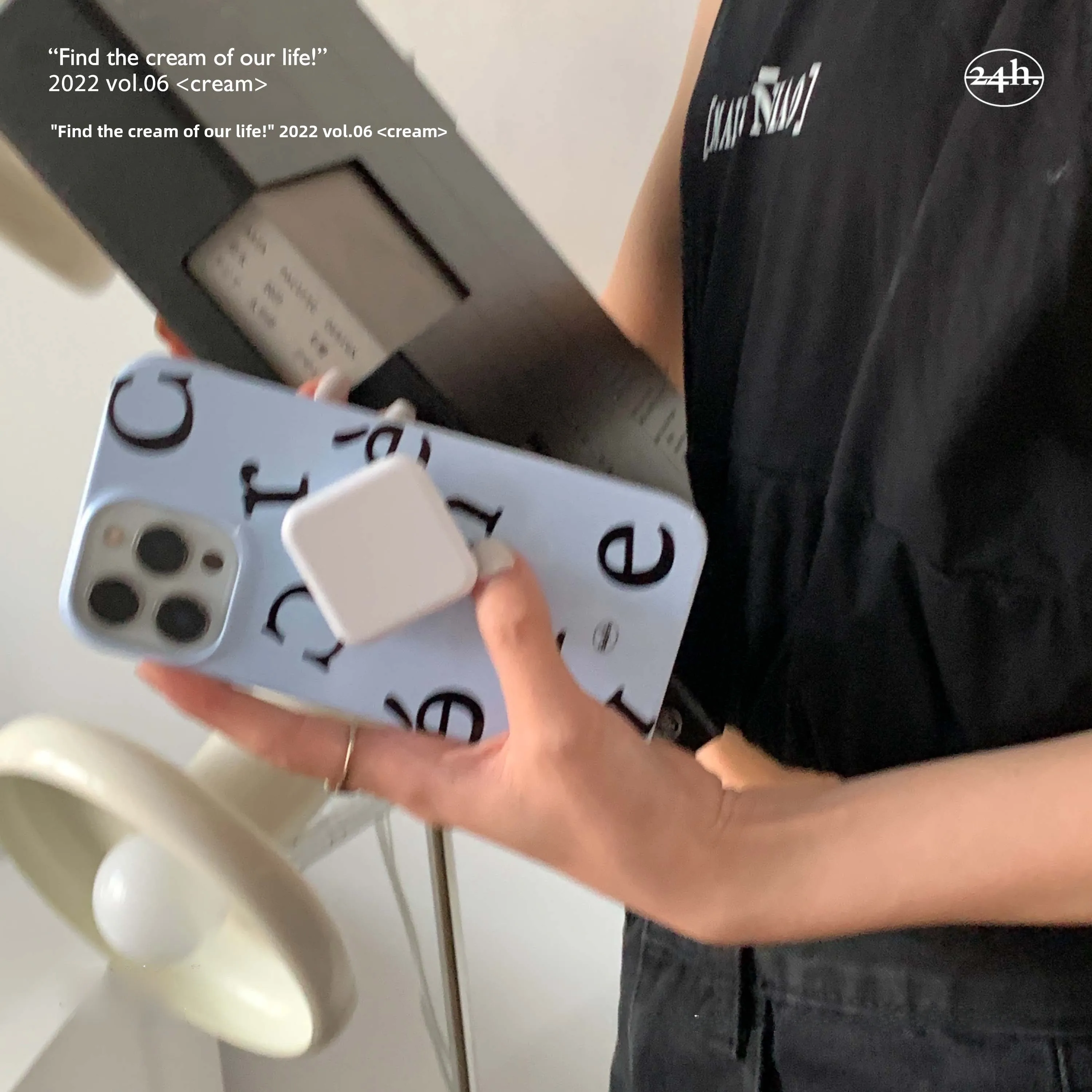 

Original 'creme' Ins Sle Cry Phone Case Full Protection for iPhone 7Promax 5Pro 4Pro Hard ell Protective Cover