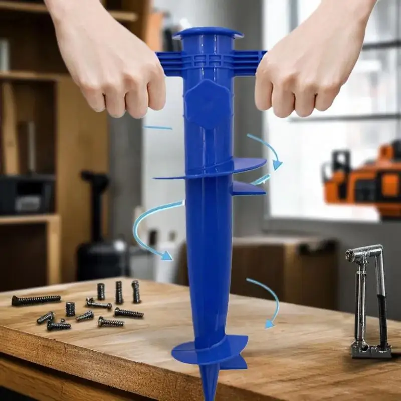 Fixing Tool for Umbrella; Adjustable Stand Holder; Plastic Beach Garden Accessory; Sun Patio Sand Anchor Spike Base.