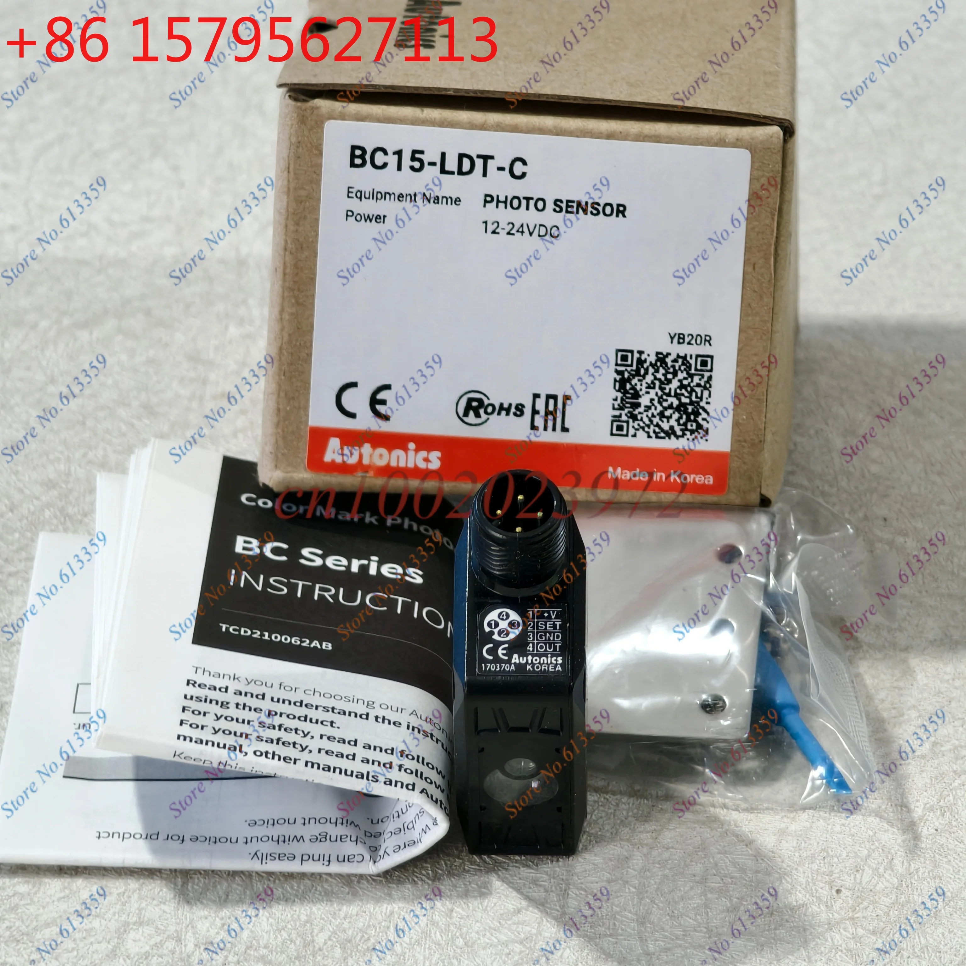 

1PC New Original Autonics Photoelectric Sensor BC15-LDT-C 12-24VDC