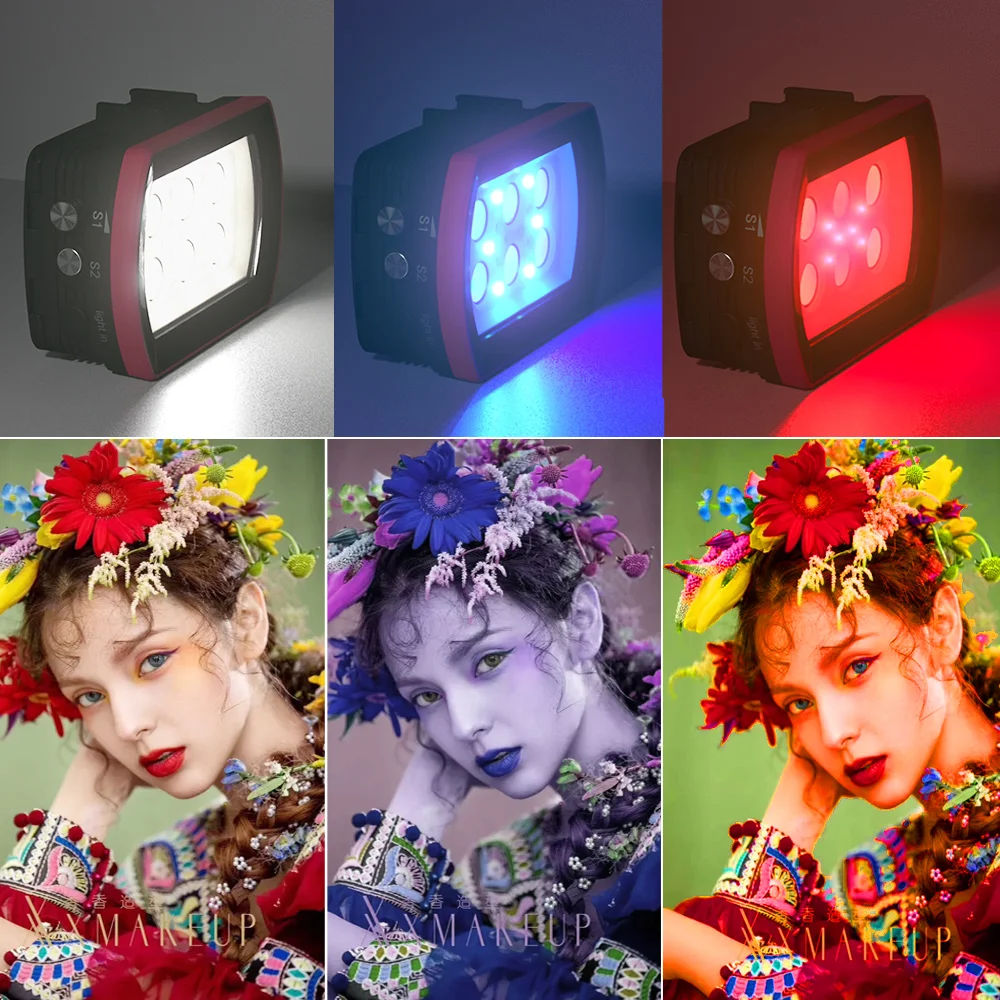 Seafrogs Aluminum LED Diving Light 7000-7500K Underwater Photography Lamp For Underwater Photography And Outdoor Activities