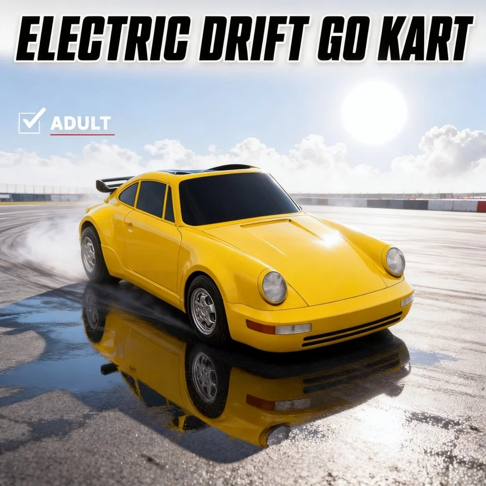 High‑Power Two Seater Electric Drift Racing Kart Customized Interior  Adult  Outdoor Drifting Kart