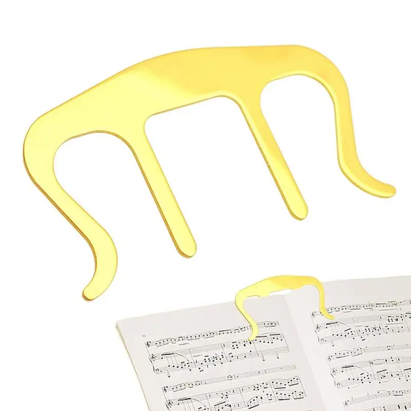 Buchseiten halter Metallblech Musik halter für Blatt tragbare Buchclip Seiten halter für Noten ständer Klavier buch Tastatur