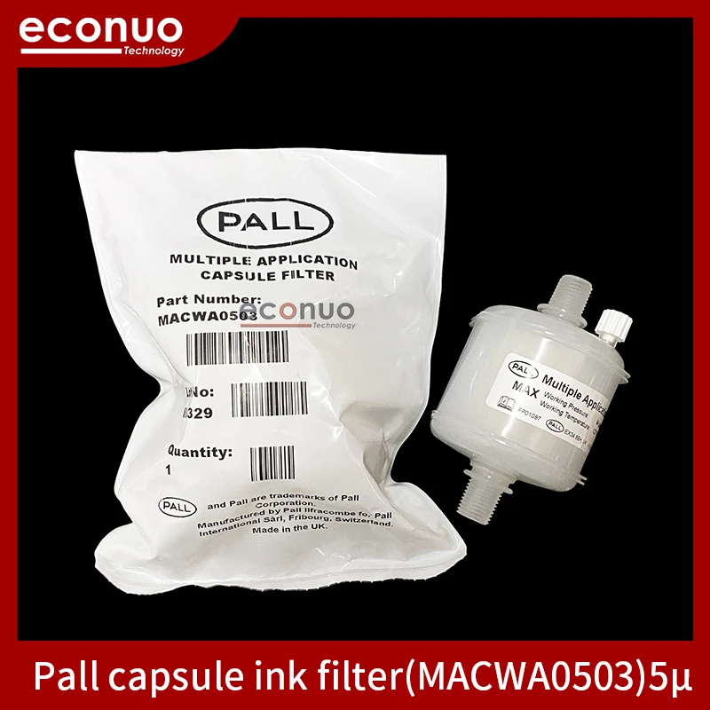 

Pall MACWA0503 5U капсульный чернильный фильтр для текстильного принтера Flora Docan Hantop, фильтр для струйного принтера, 5 микрон