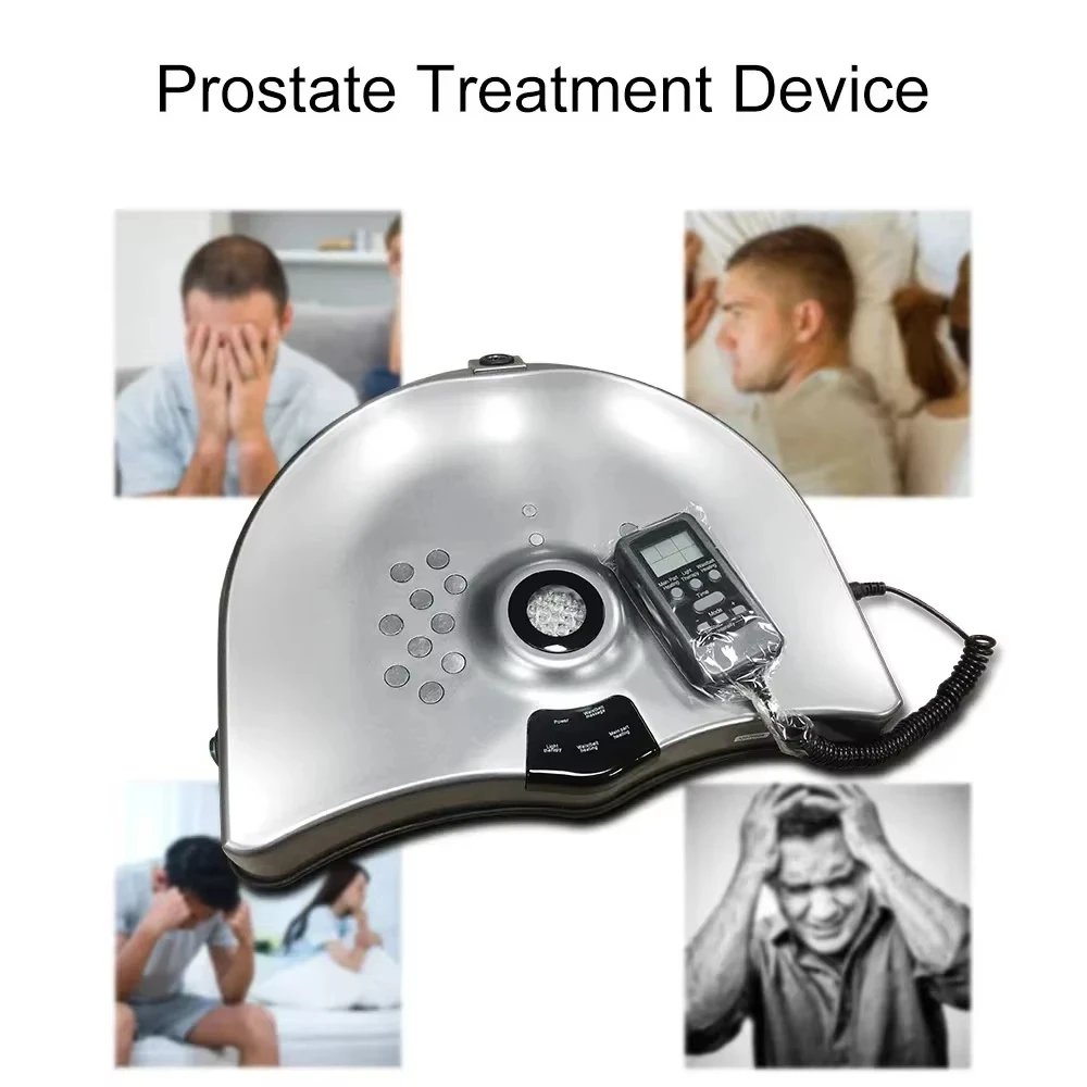 Electronic Magnetic Pulse Infrared Heating Therapy Prostate Stimulator Device