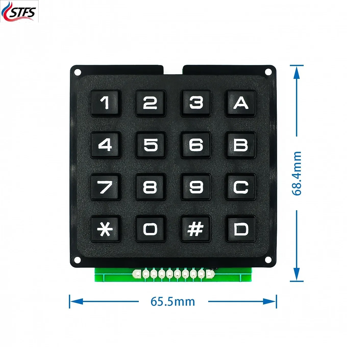 3*4 4*4 Matrix Switch Keyboard Keypad Array Module ABS Plastic Keys 4x4 3x4 12 16 Key Button Membrane Switch DIY Kit for Arduino