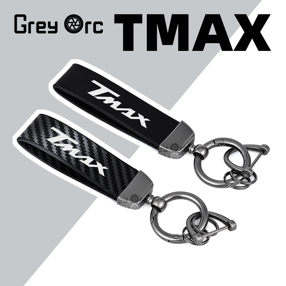 T-MAX 560 Keychain For Yamaha T-MAX 530 T-MAX 500 T-MAX 560 Accessories Motorcycle High Quality Leather Keychain Keyring