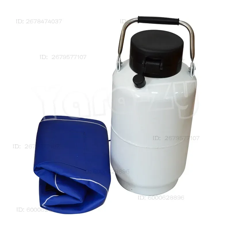 3L Liquid Nitrogen Container Cryogenic Tank  With Straps Liquid Nitrogen Container Can