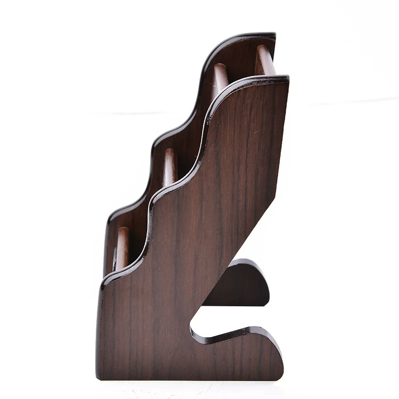 Wooden Business Card Case, Multi-layer Business Card Holder Storage Box Business Card Holder Case Box Name Card Display Stand