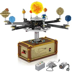 1469pcs Eight planets and Sun Building Blocks Space Solar System Galaxies Bricks Science Experiment Toys For Children Gift