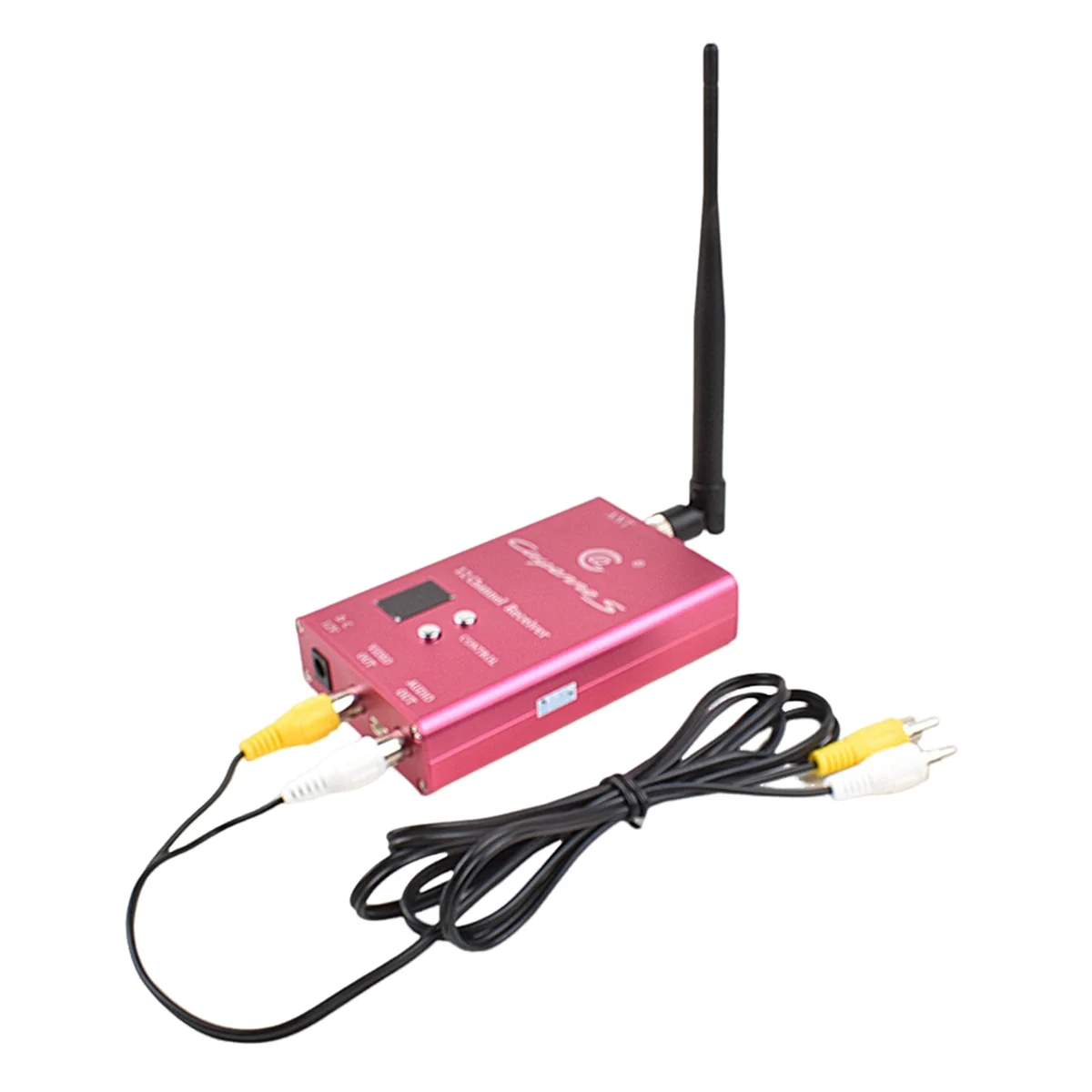 1.2G 8W High Power Wireless Analog Video Transmitter 12CH Receiver FPV Transmission System for RC Models UAV Airplane-C