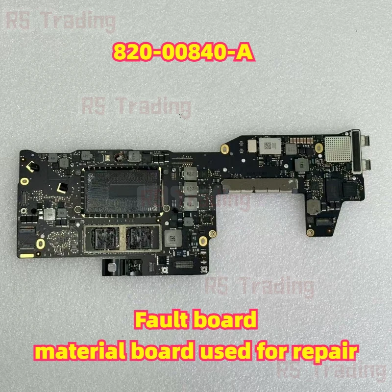 

For MacBook Pro 13 Inch A1708 Repair Board 2016 2017 Fault Mother Logic Board 820-00840-A with USB Charging Head