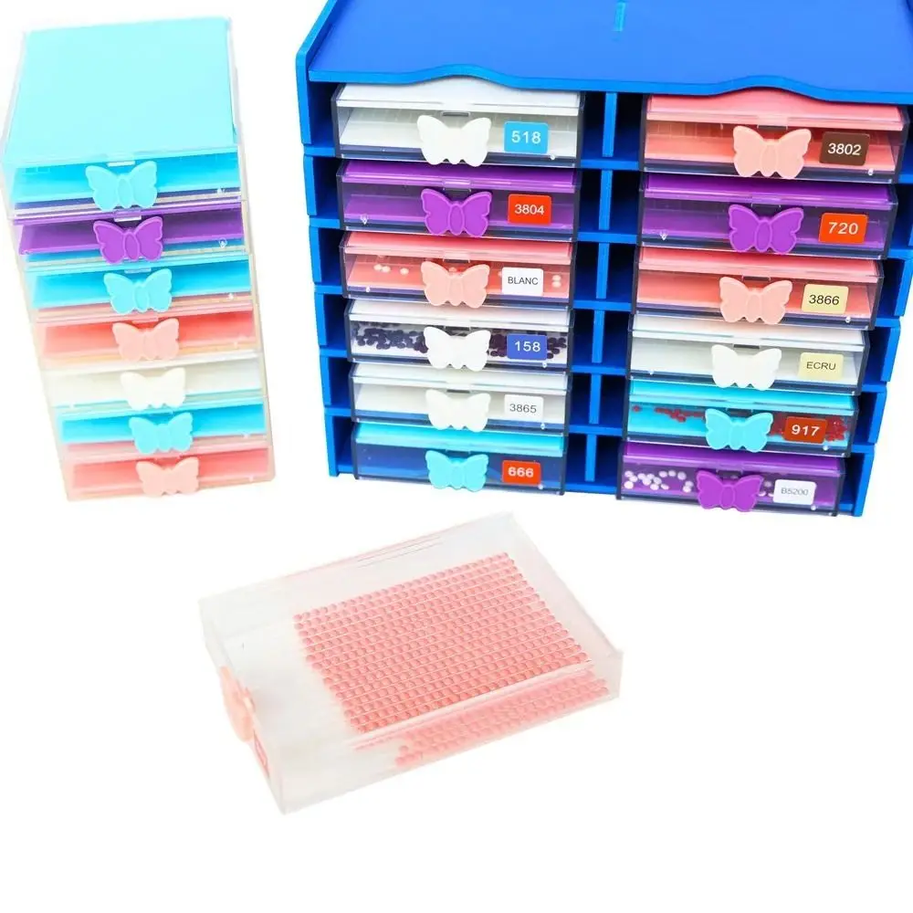 DIY Craft Diamond Painting Tray Embroidery Large Capacity Drawer Box Tray Diamond Embroidery Accessories Beading Plates