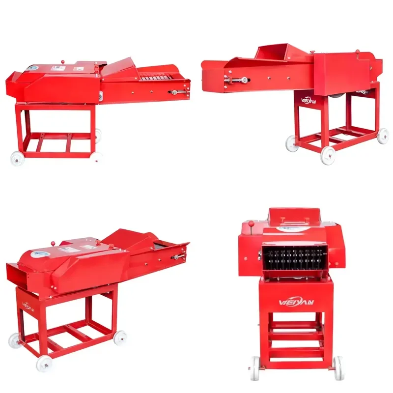 for Automatic Animal Feed Processing Machine Chaff Cutter High Productivity 2000kg/H Capacity 220V Grass Straw Crusher Silage