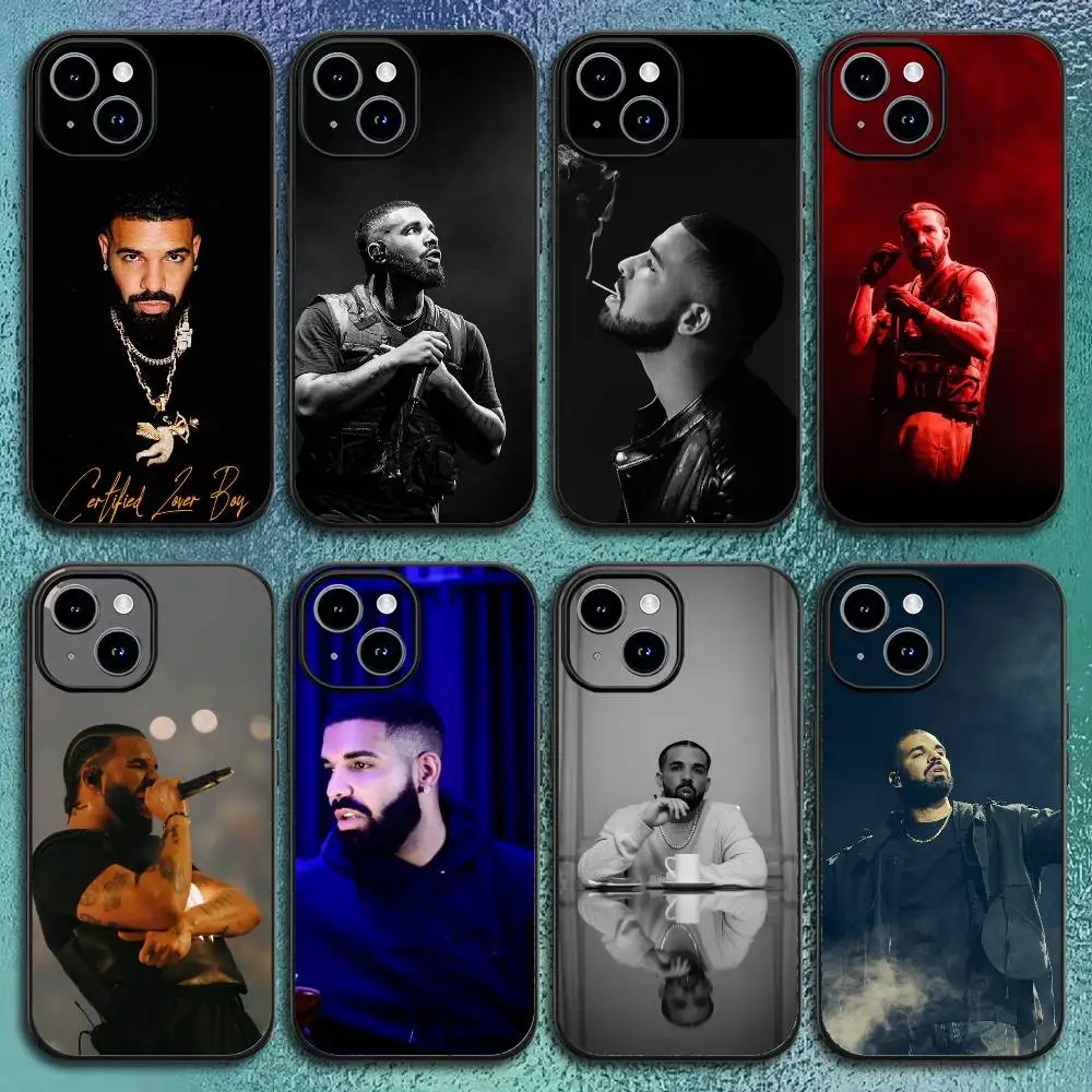 

Rapper D-Drake Phone Case For iPhone 17 16 15 11 12 14 13 Pro Max Mini X XS XR 7 Plus 17E Air Shockproof Silicone Cover Fundas