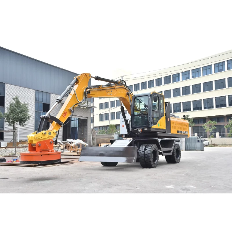 Remote-Controlled Electromagnets Circular Lifting Magnet Electric Lifting Magnet for Excavator Easy Operation from Distance