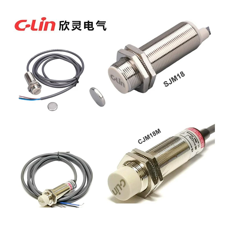 2pcs Authentic Original C-Lin Proximity Switch SJM18-10A1 10A2 10D1 10D2 10P1 10P2 10N1 10N2 CJM18M-8A1 8A2 8P1 8P2 8N1 8N2