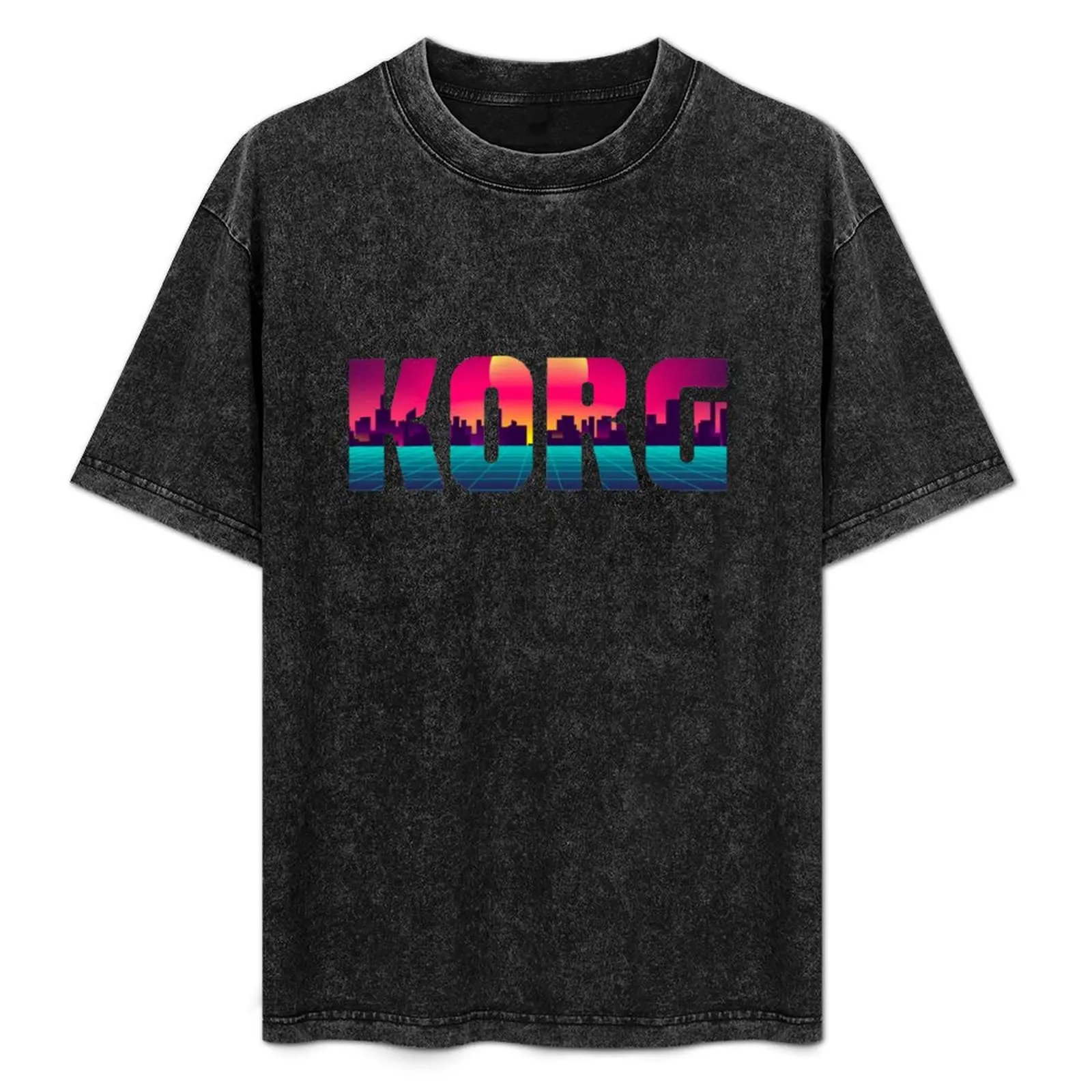 

Korg T-Shirt graphic t shirts heavyweights valentines boutique clothes blanks t shirt men 100℅ cotton