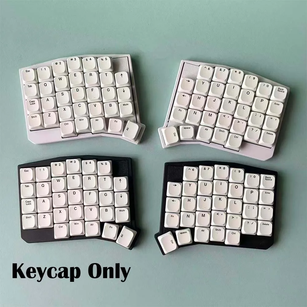 غطاء مفاتيح MX رفيع للغاية من مادة PBT صبغ فرعي 70 مفتاحًا مخصصًا لوحة مفاتيح متماثلة صغيرة مقسمة من Choc Corne Sofle VELVE #5