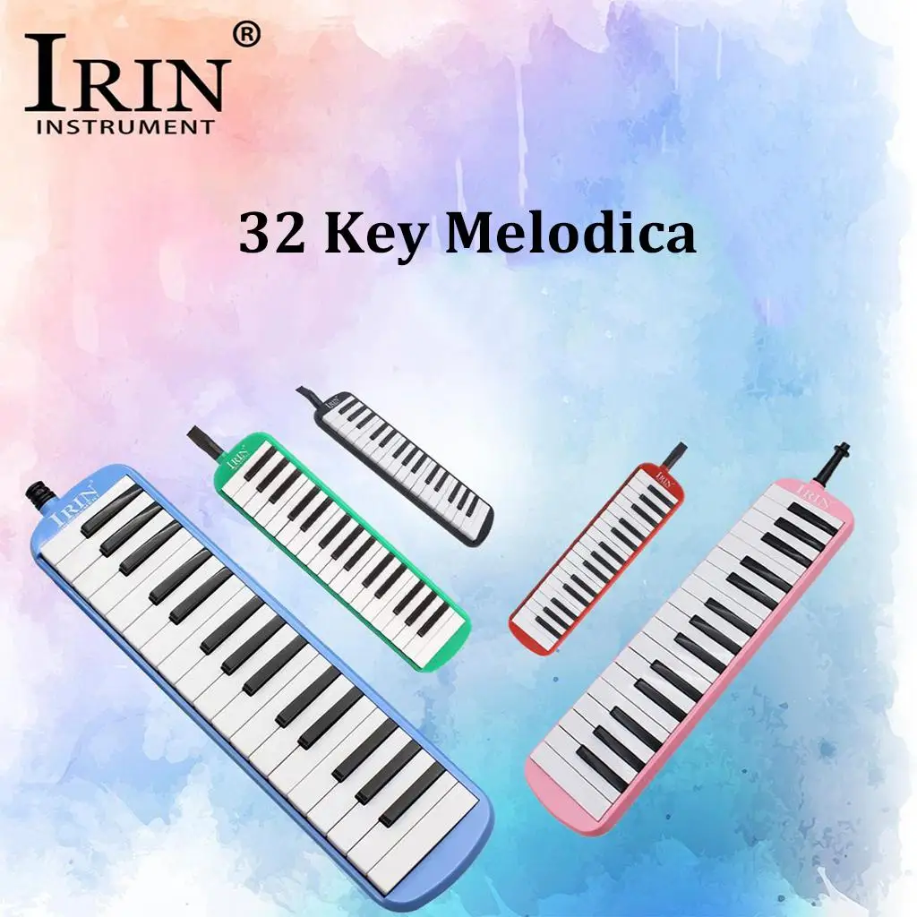 32 مفتاح بيانو ميلوديكا مع حقيبة حمل لون أسود لون وردي #4