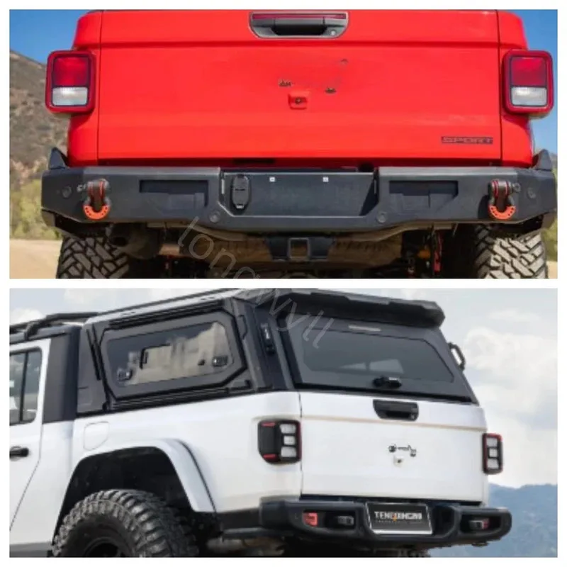 

Top quality Customized Hard Aluminum Tonneau Cover for Gladiator Pickup Truck Camper Shell-Waterproof Smart Cap Bed