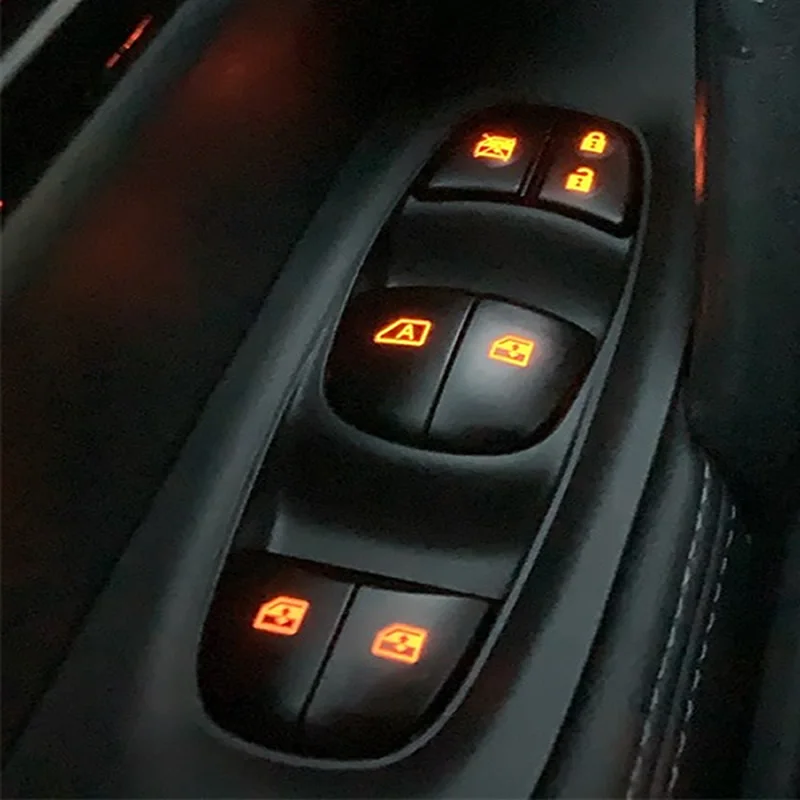 7LED auto Window Switch For Nissan x-trail t32 2021 Qashqai 2015 Power Windows Glass Lifter Control Button car accessories