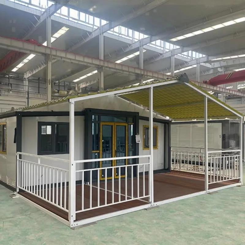 300平方フィートのプレハブ式モジュール鋼鉄住宅、拡張可能なコンテナハウス（ホテル、リゾート、屋外用途、公園向け）