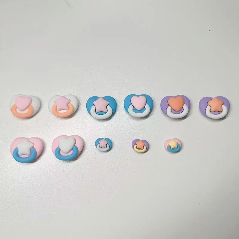 Chupete de muñeca DIY hecho a mano, accesorios decorativos adecuados para muñecas de juguete para bebés, piezas de muñecas modernas y con estilo