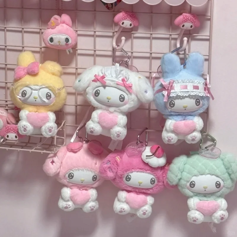 

New Pre-Sale Sanrio My Melody 50th Anniversary Milk Candy Series Blind Box Plush Rubber Cute Backpack Pendant Gift For Girls