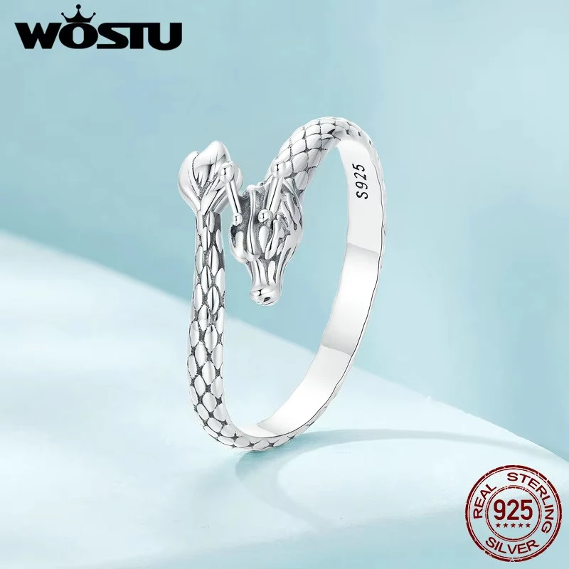 Women's 925 Sterling Silver Dragon Ring
