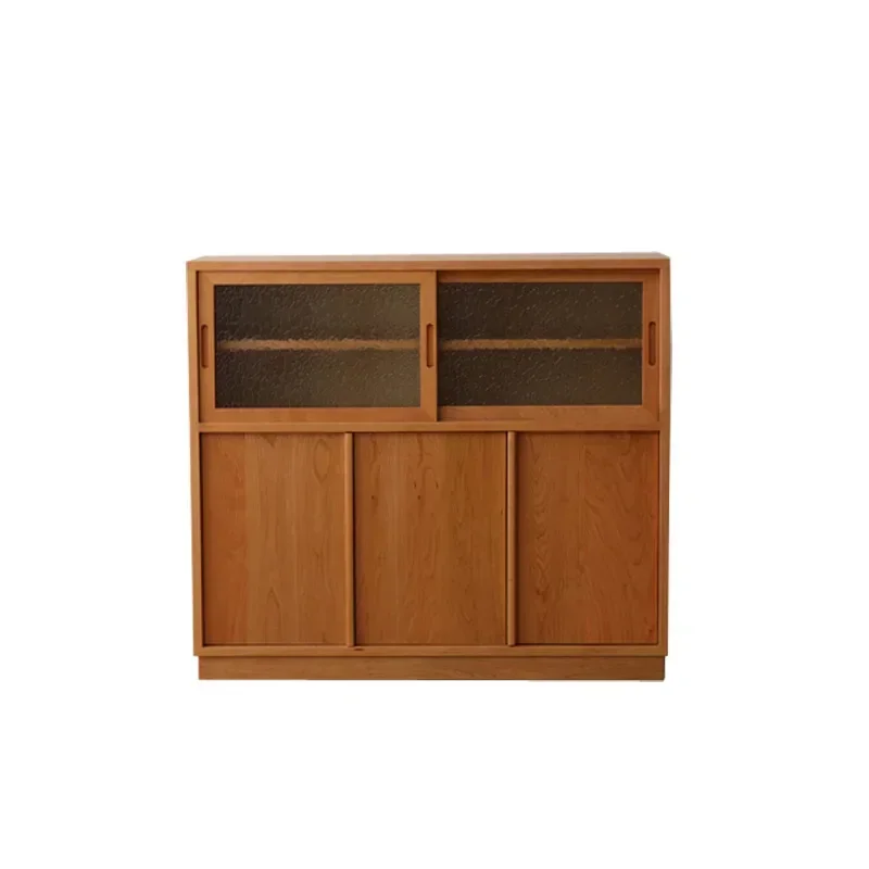 Solid wood side cabinet