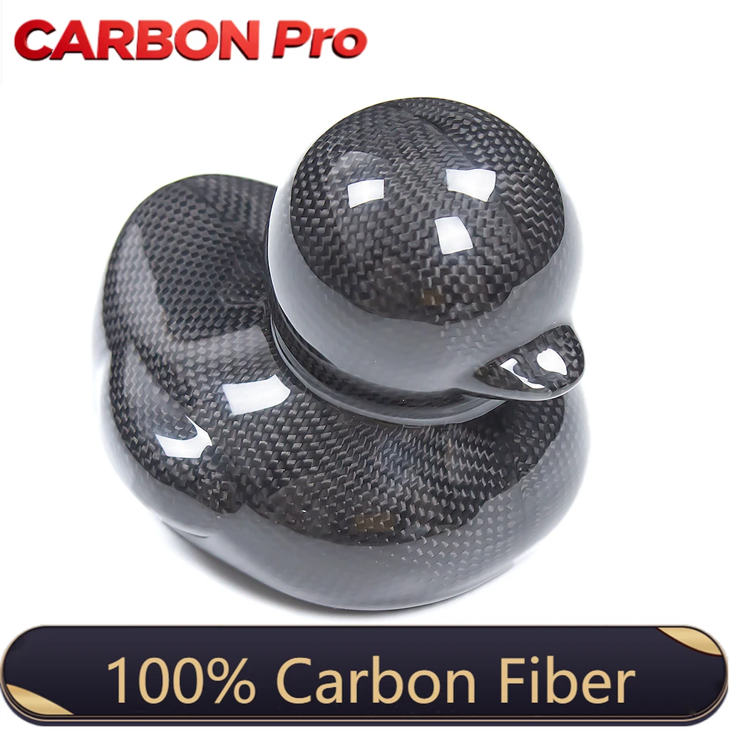100% Pure Carbon Fiber New Creative Ducks Jewelry Small Ornaments Desktop Cute Ducks for Office Home Decoration