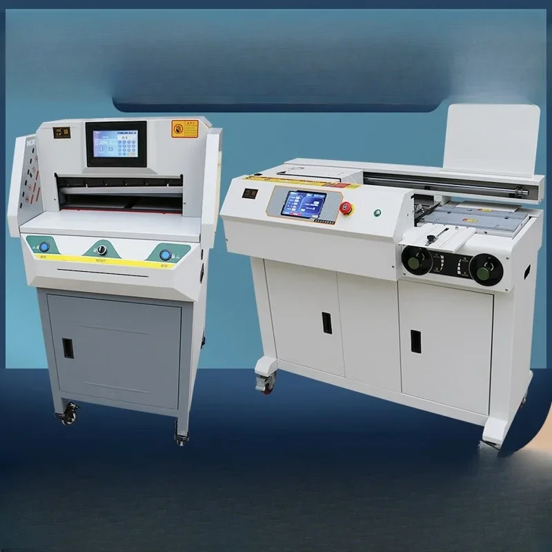 A4 Automatic Adhesive Machine Paper Cutter Side Glue Large A3 Book Wireless Adhesive Machine Tender Hot Melt Adhesive