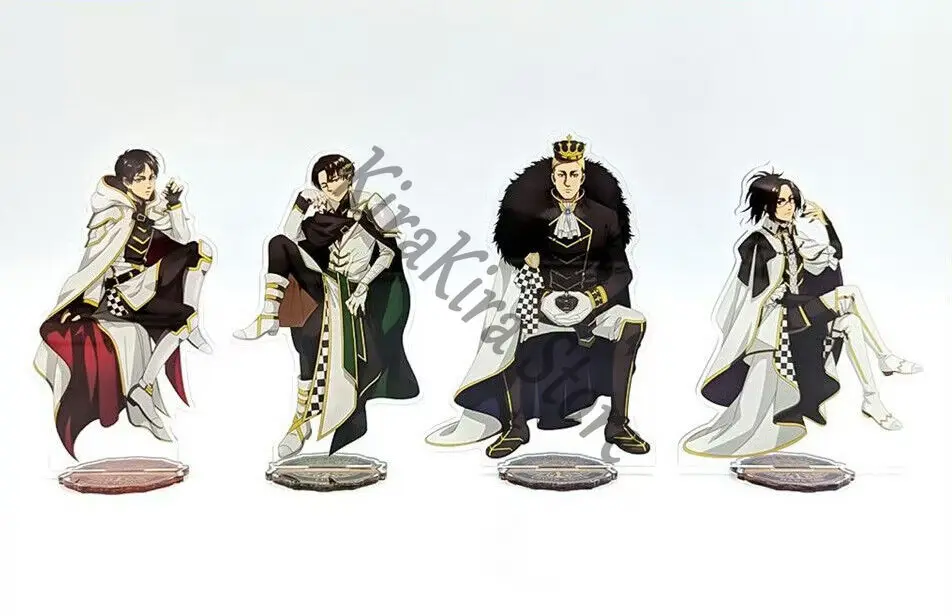 

Hange Zoe Attack On Titan Chess series Levi Ackerman Acrylic Standing Plate Eren Jaeger Figure Model Cosplay Decor Erwin Smith