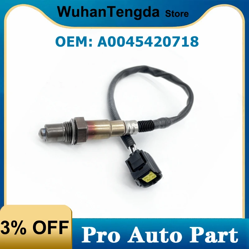 A0045420718 Lambda Probe O2 Oxygen Sensor for Mercedes Benz B200 C230 C250 C280 C300 C350 CLK350 CLK550 CLS550 0045420718