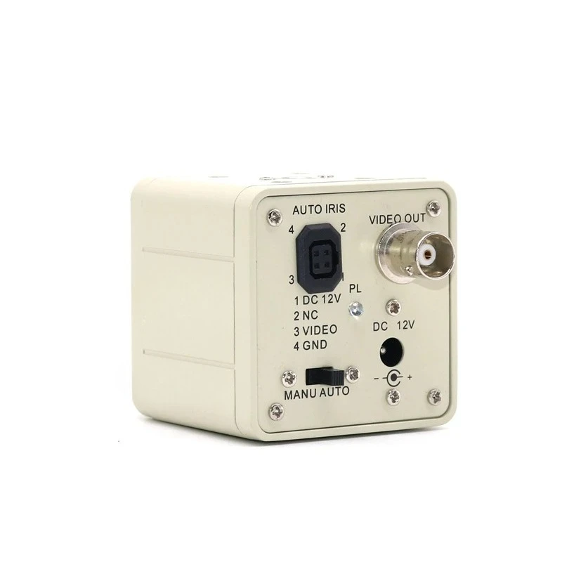 023 #high definition 1200 line color industrial camera CCD detection lens BNC interface camera