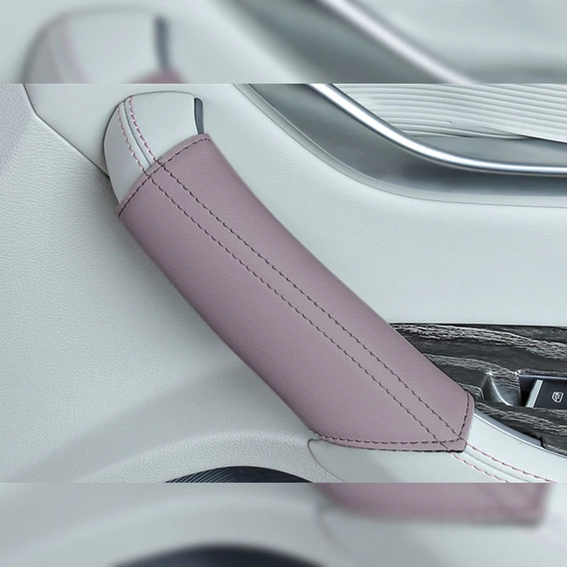 Door Handle Protective Cover Door Handle Protective Leather Cover Modified Accessories For Byd Song Plus